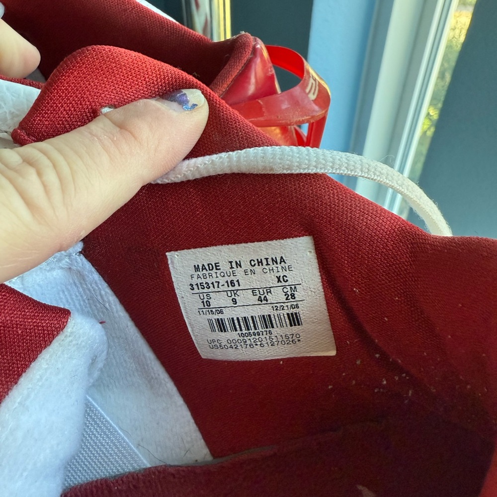 Red Nike Sneakers - Size 9